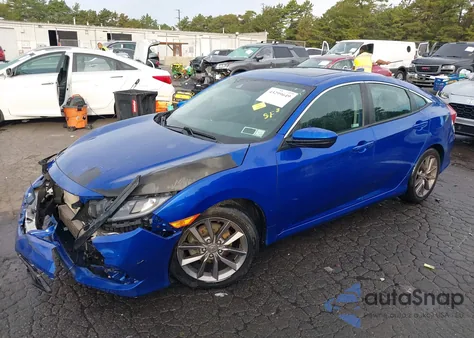 2020 Honda Civic Ex z USA, uszkodzony, nr VIN 19XFC1F38LE214738